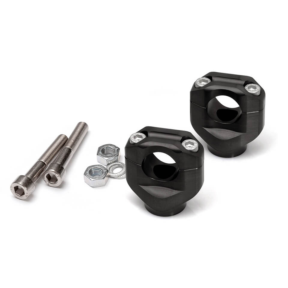 lsl Clamp set 22,2mm, black or silver