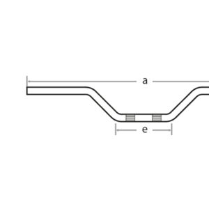 fehling touring handlebar, 7/8, 74,5 cm, chrome