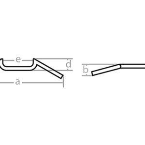 fehling M-handlebar, 7/8 inch, 69.4 cm, chrome
