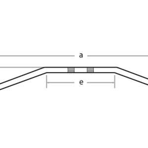 fehling Handlebar - Drag-Bar, 1 inch, chrome