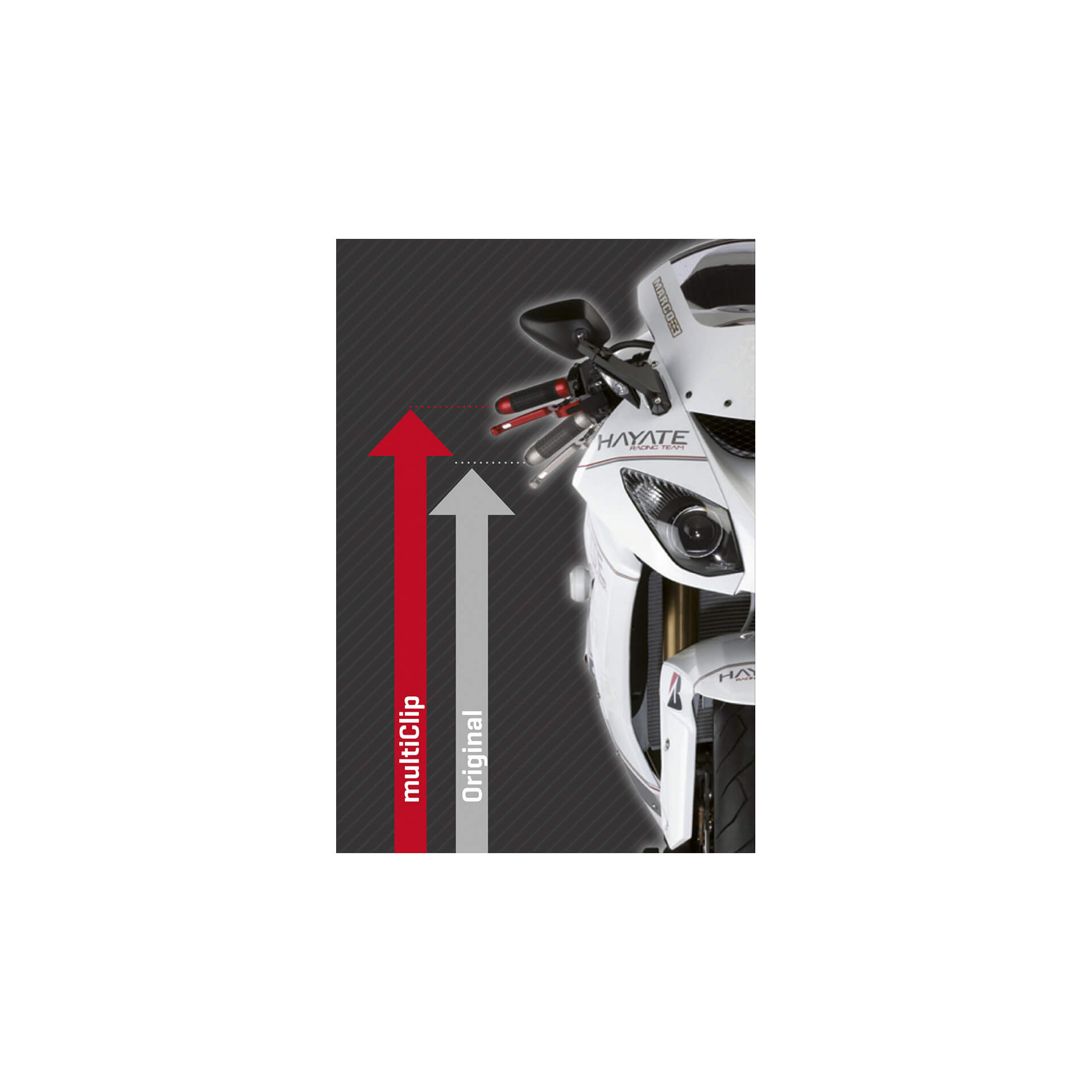 abm Handlebar kit multiclip Sport 50 mm, GSX-R 1000, 17-