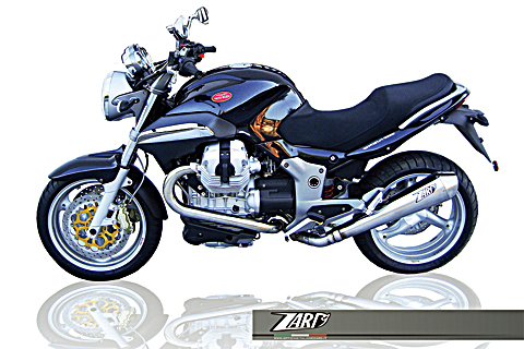 ZARD-Moto Guzzi Breva V 1200, Edelstahl, + Kat.