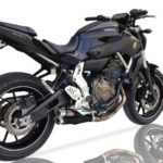 ixil Hyperlow black XL complete system for YAMAHA MT-07, XSR 700, (Euro3+4)