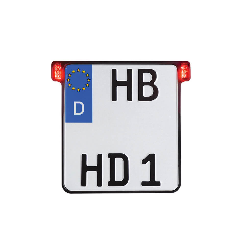 heinzbikes ALL-INN 2.0 License plate holder with rear / brake light