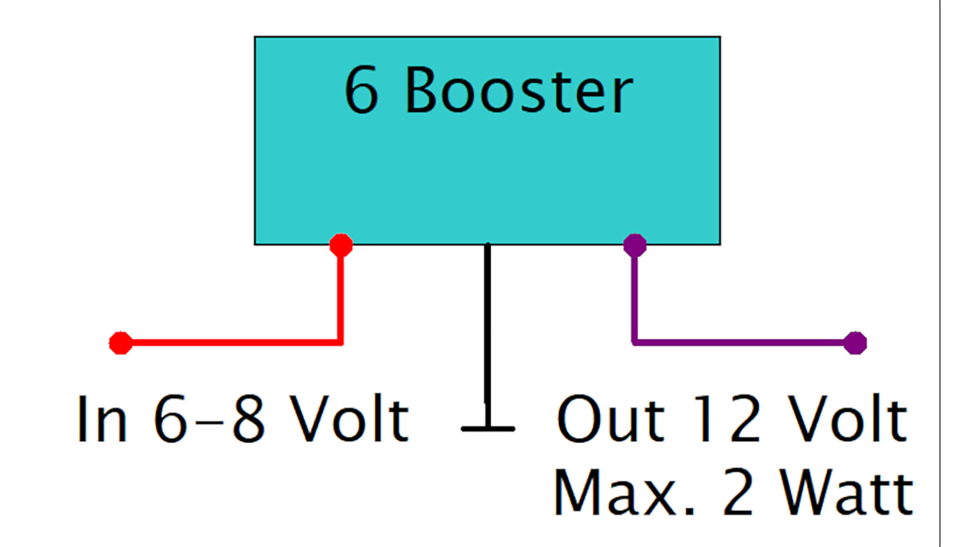axel_joost 6 booster, 6 volt to 12 volt voltage converter