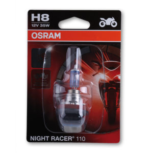 Osram H8 Glühlampe, NIGHT RACER 110, Abblendlicht, 12V 35W PGJ19-1