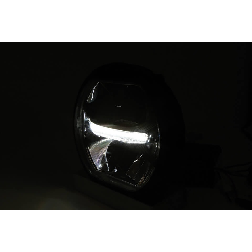 koso LED Hauptscheinwerfer THUNDERBOLT mit Standlicht, schwarz