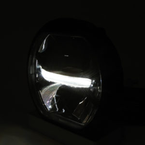 KOSO LED Hauptscheinwerfer THUNDERBOLT mit Standlicht, schwarz