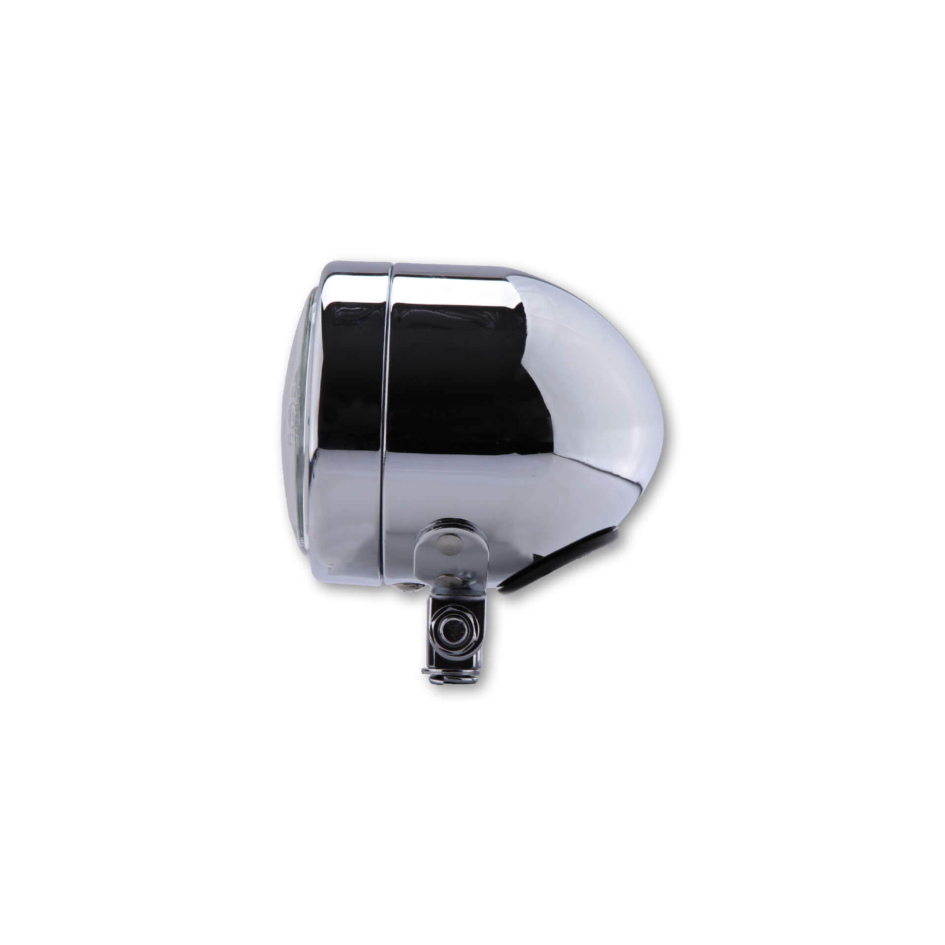 shin_yo Chrome headlight 90mm, with lower mounting, high beam H4