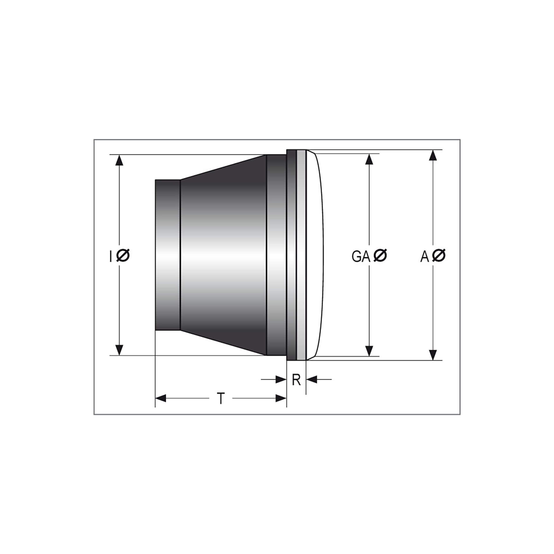 shin_yo Main headlight insert 6 1/2 inch, 1x clear lens and 1x prismatic reflector each