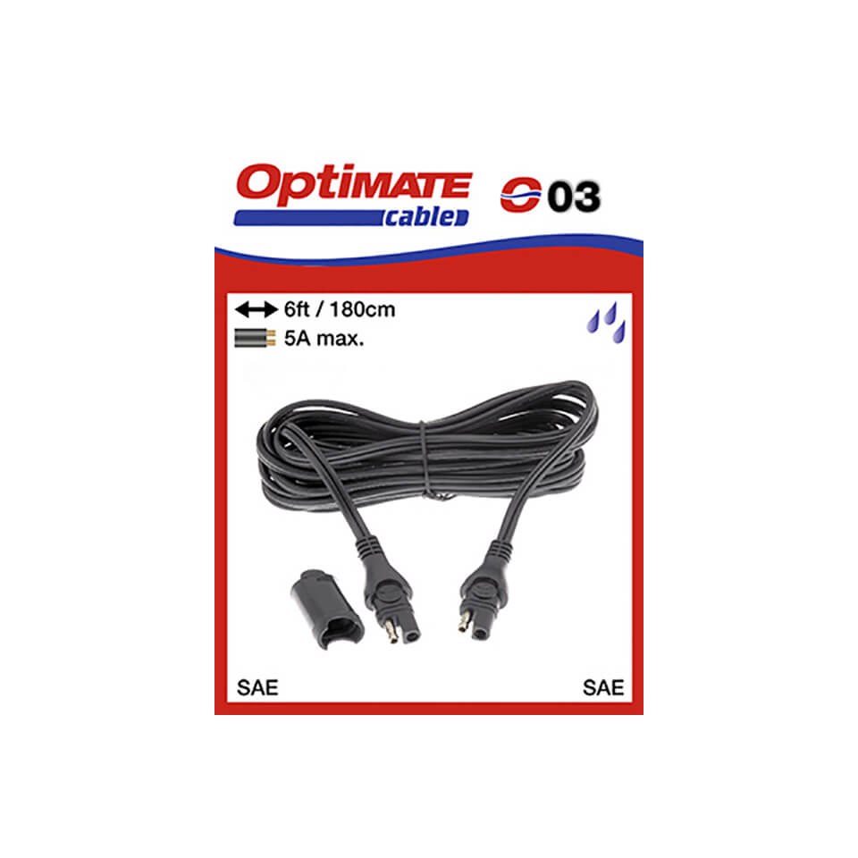 optimate Charging cable Extension SAE plug