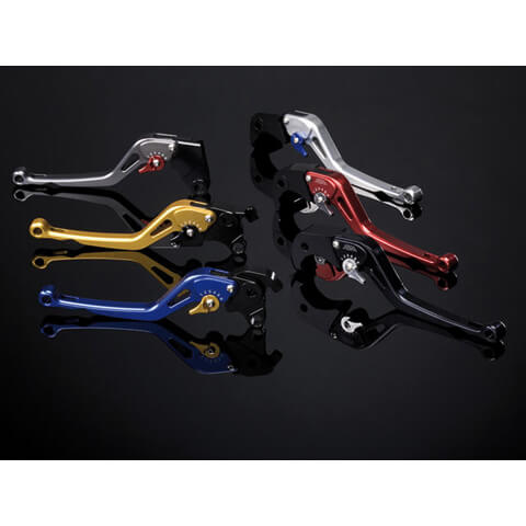 abm Clutch lever synto KH49 - long, black/red