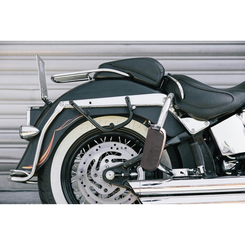 swminusmotech Legend Gear Side Bag Carrier SLC Harley Davidson Softail Models