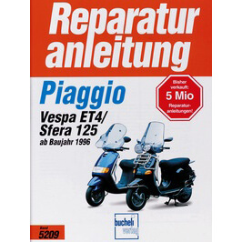 motorbuch Vol. 5209 Repair instructions Piaggio Scooter Sfera 125/Vespa ET 4, 96 -