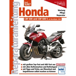 motorbuch Vol. 5267 Repair instructions HONDA CBF 600/S, 04-