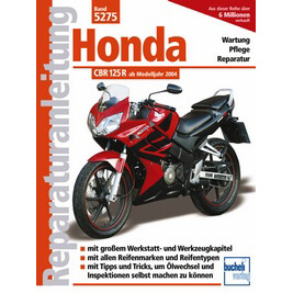 motorbuch Vol. 5275 Repair Instructions HONDA CBR/XR125 R, 04-