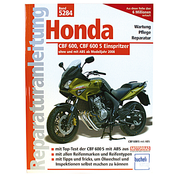motorbuch Vol. 5284 Repair instructions HONDA CBF 600/S, 08-