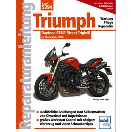 motorbuch Vol. 5294 Repair manual for TRIUMPH Daytona 675/R, Street Triple/R, 06-