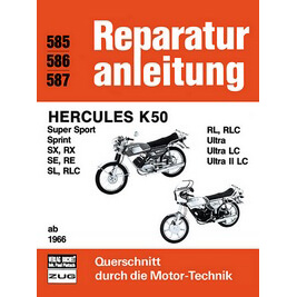 motorbuch Vol. 585 Repair instructions Hercules K50 from 1966 onwards
