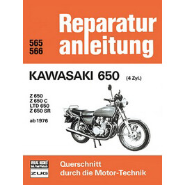 motorbuch Vol. 565 Repair instructions KAWASAKI 650 4 cyl. from 1976