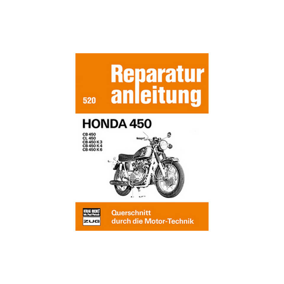 motorbuch Vol. 520 Rep. Instructions, HONDA CB 450