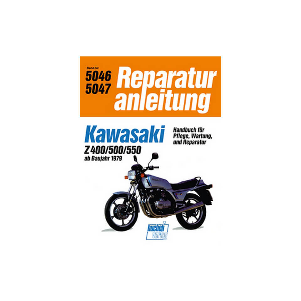 motorbuch Vol. 5046, Rep. Instructions, KAWASAKI Z400, Z500, Z550, 79-