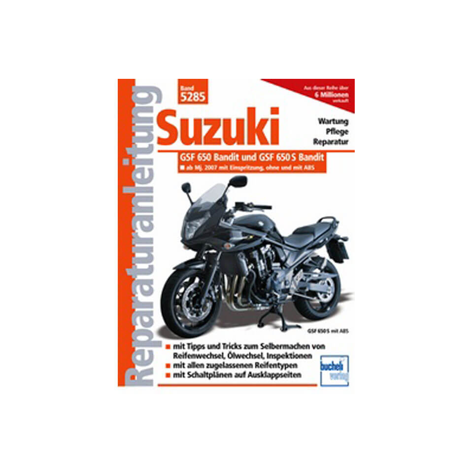 motorbuch Vol. 5285 Repair manual SUZUKI GSF 650 Bandit from model year 2007 - injector, water-cooled