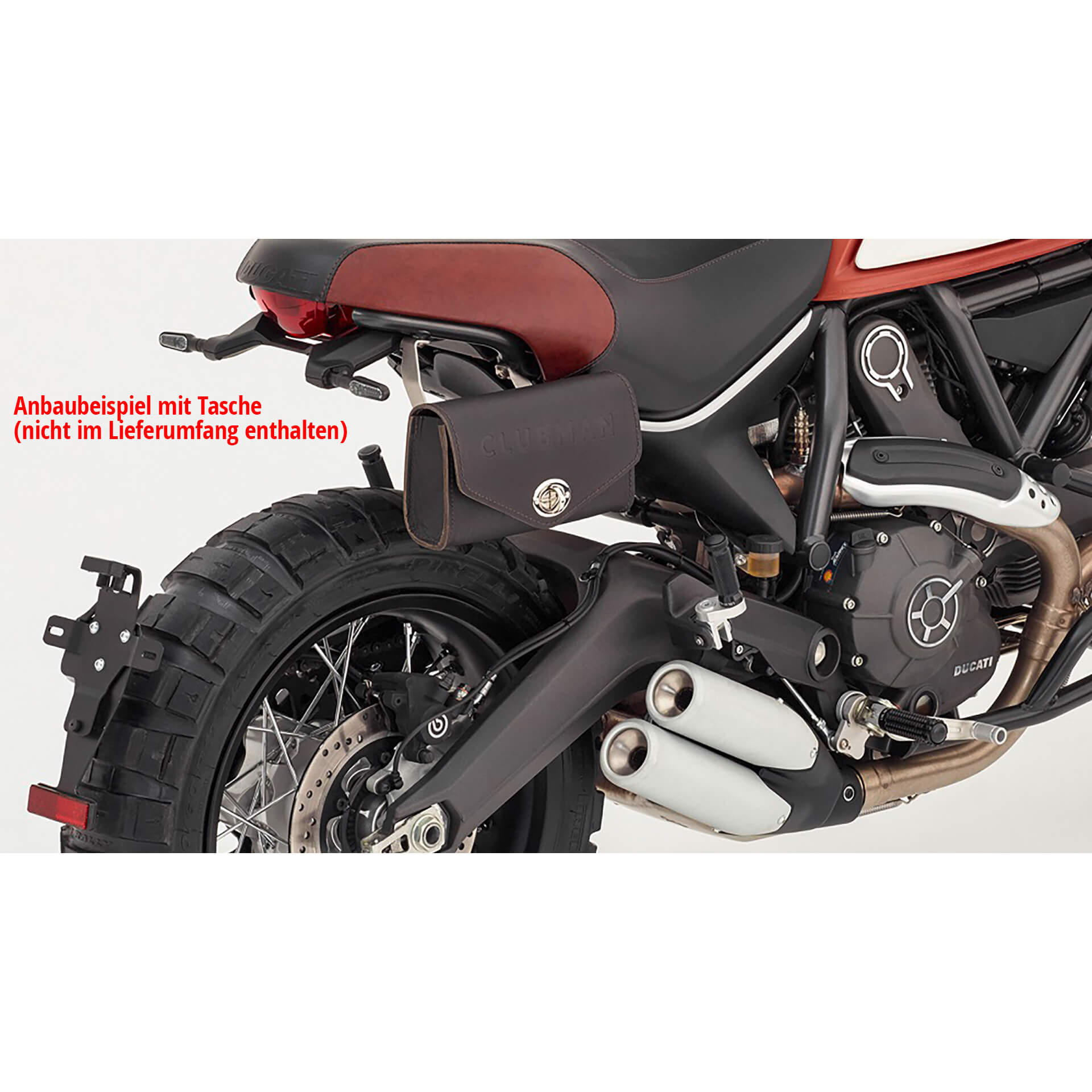 lsl CLUBMAN® bag holder for Ducati Scrambler
