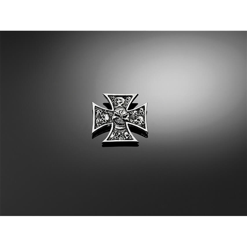 highway_hawk Sticker Gothic cross with skull, size XS