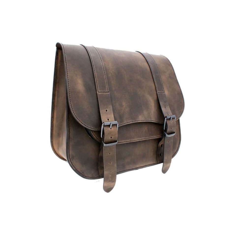 ledrie One-sided saddlebag Postman size M, brown