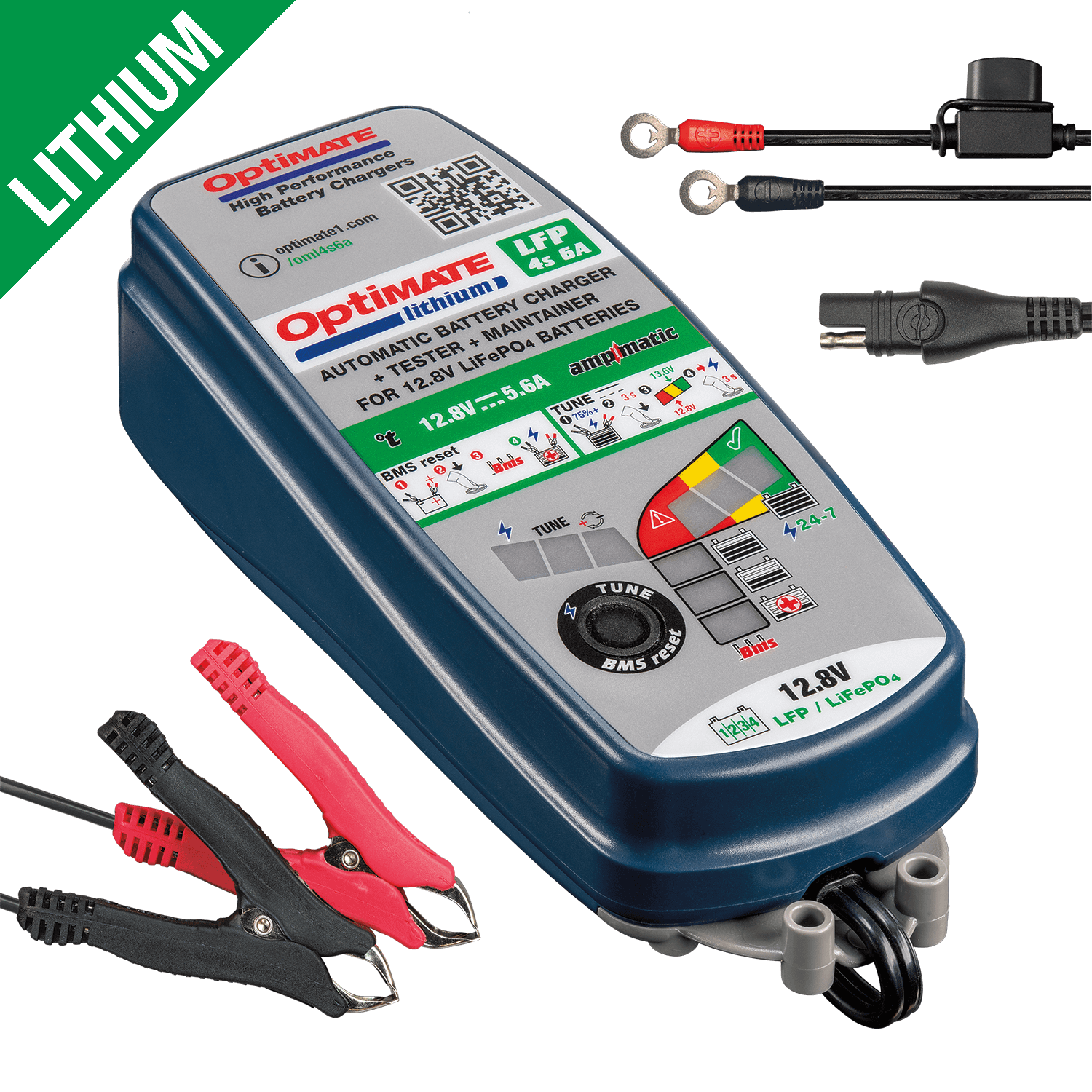 Battery charger Optimate Lithium 4s 6A (TM-390)