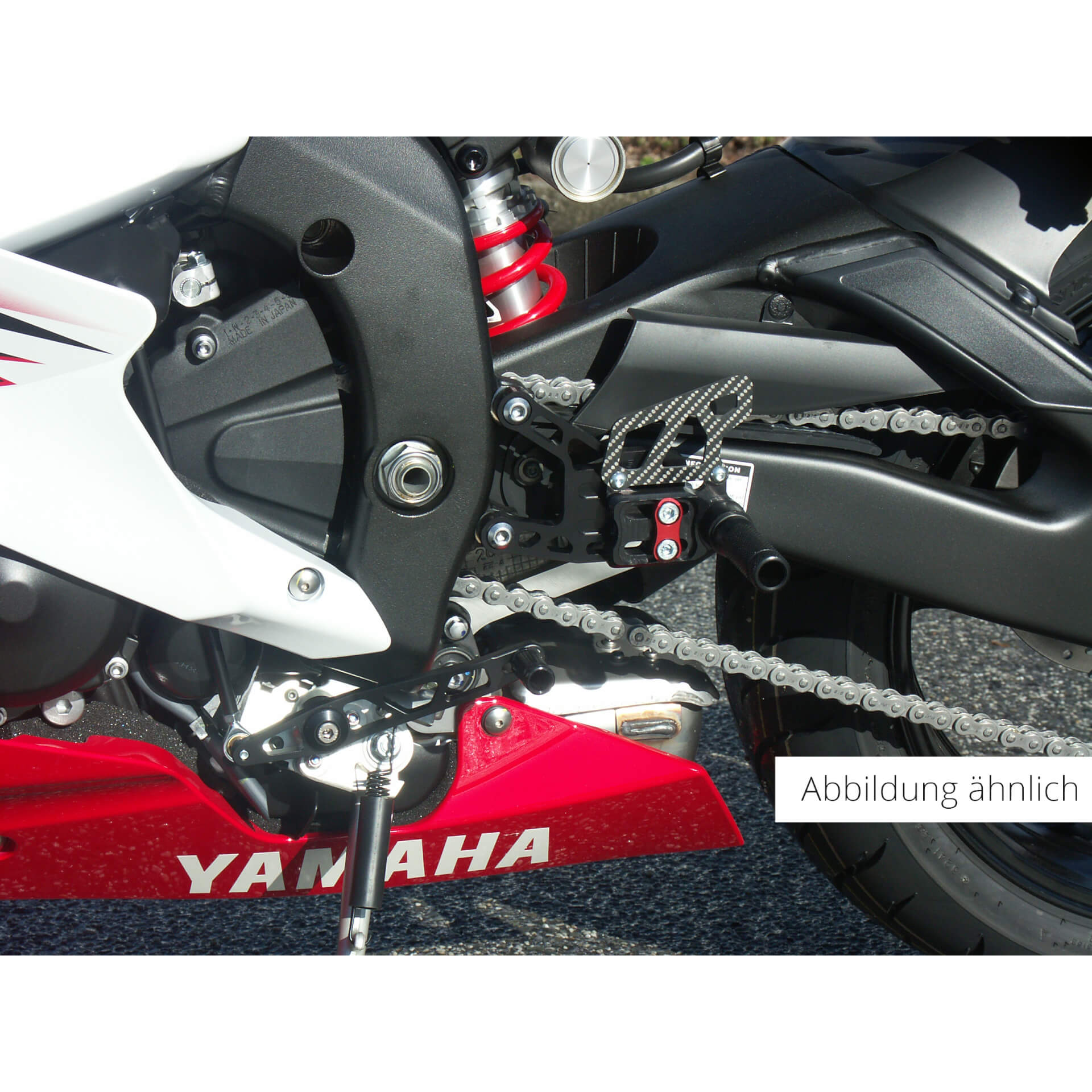 lsl Spare part 2-slide footrest system 118Y104-RRT, YZF R6 06-, Racing