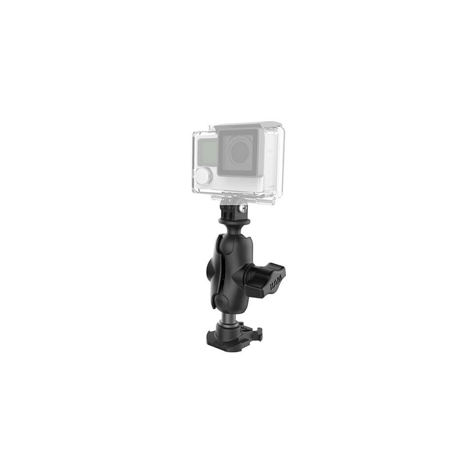 ram_mounts GoPro Kamerahalterung (kurz) - mit GoPro-Adapter (für original GoPro-Basis)