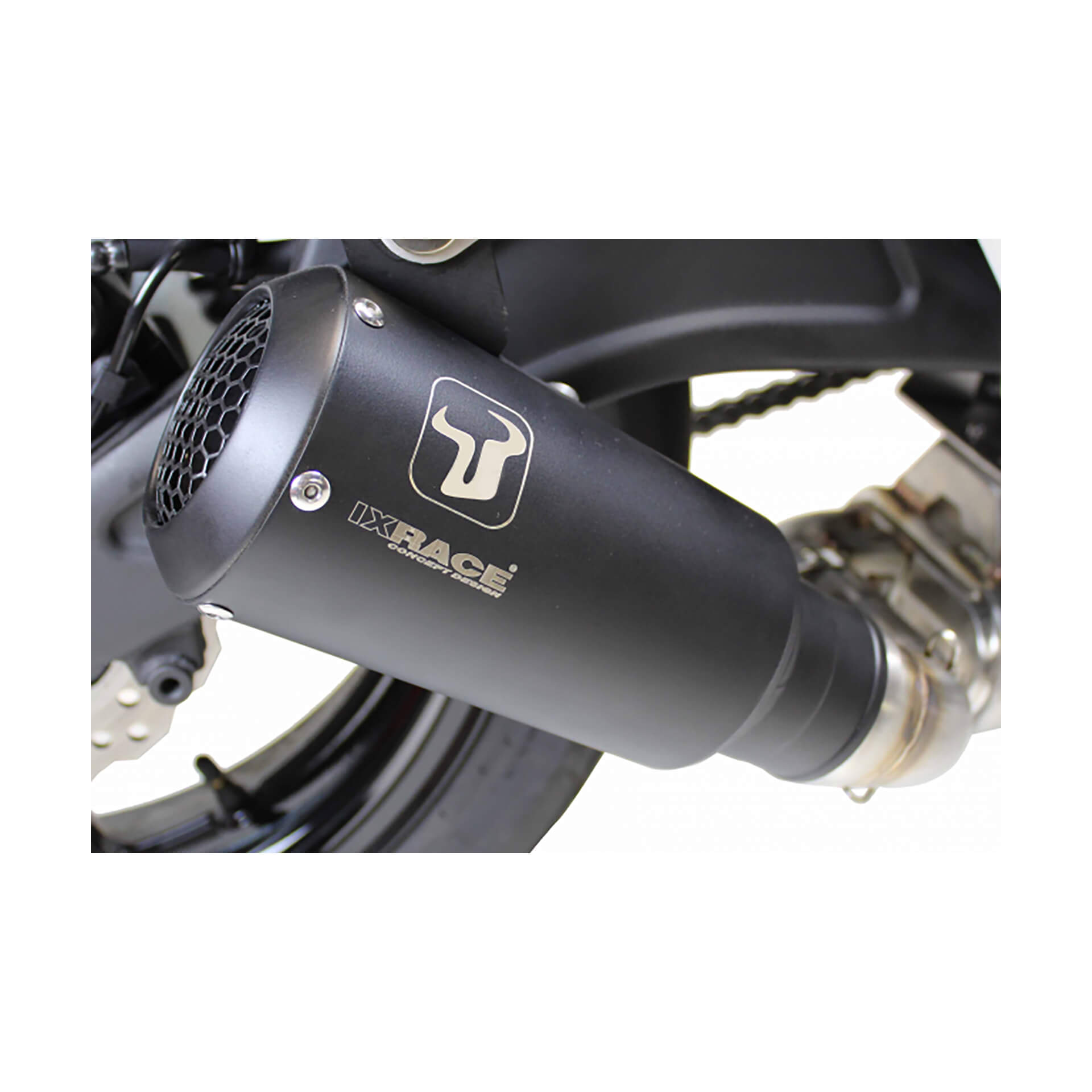 ixrace Stainless steel muffler MK2 for Honda CB 1000 R, 18- (Euro 4+5)