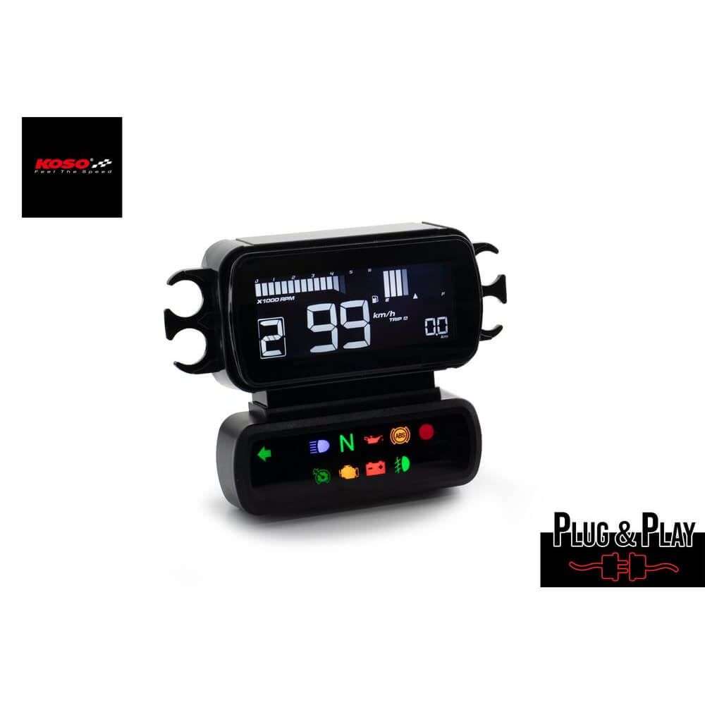 koso D2 Multifunction meter suitable for HD ® Streetbob 2018+