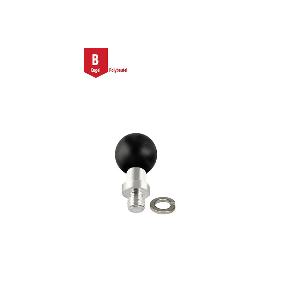 ram_mounts Basic ball with 3/8 inch-16 grub screw - B ball (1 inch)