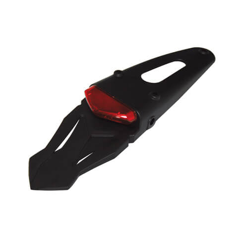shin_yo LED taillight, red glass, with universal rear plastic in black