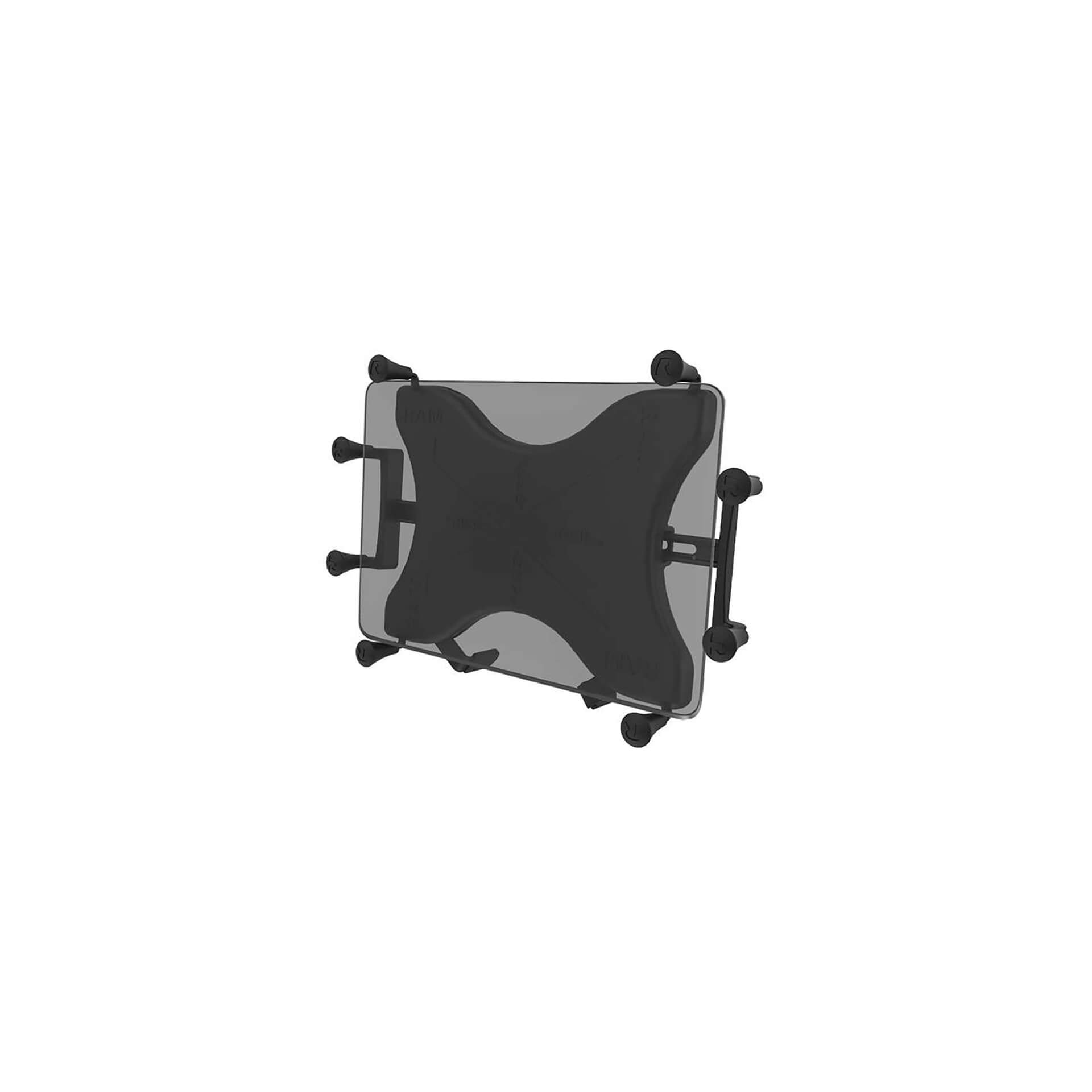 ram_mounts X-Grip Universal Halteklammer für 10 Zoll Tablets - Aufnahme runde Basisplatte (B- oder C-Kugel)