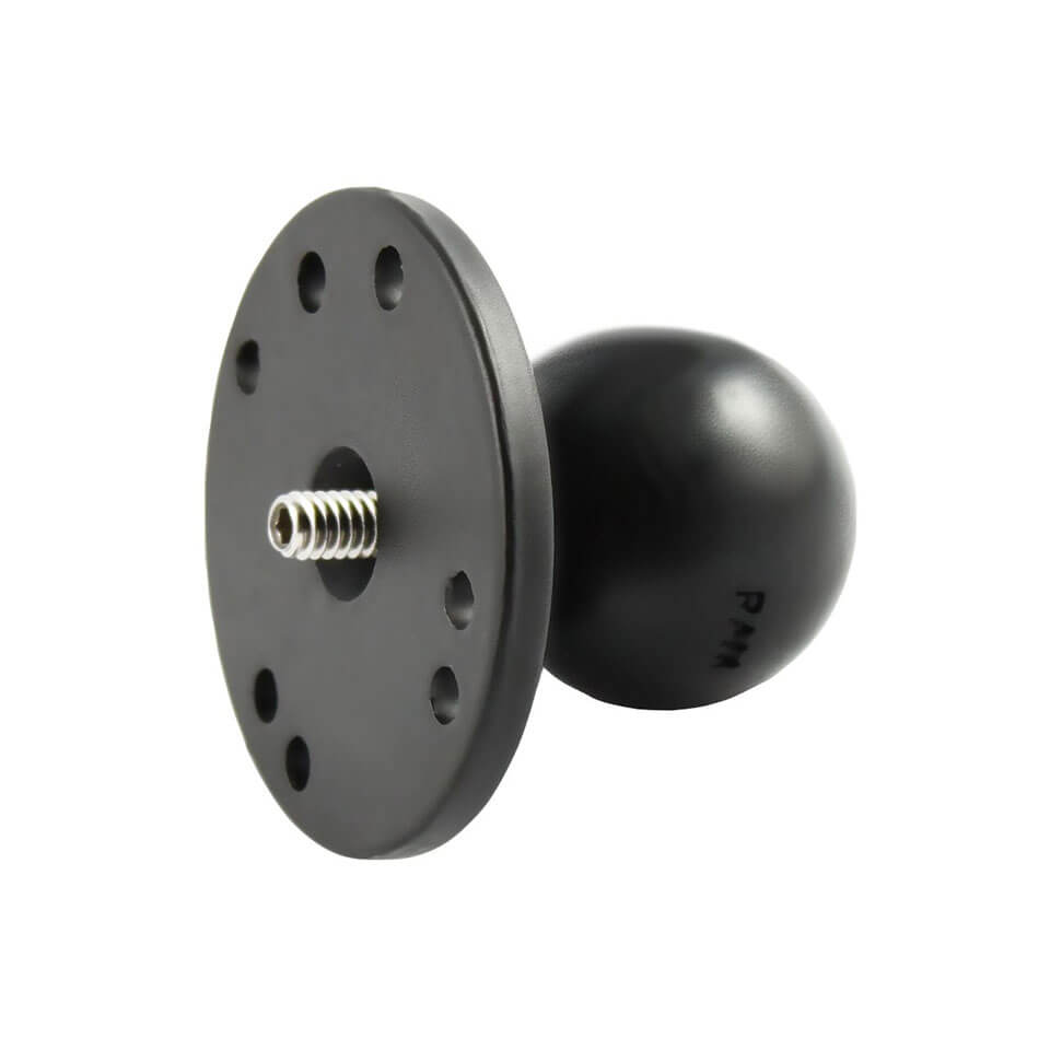 ram_mounts Base plate for cameras with 1/4 inch-20 grub screw - C-ball (1.5 inch)