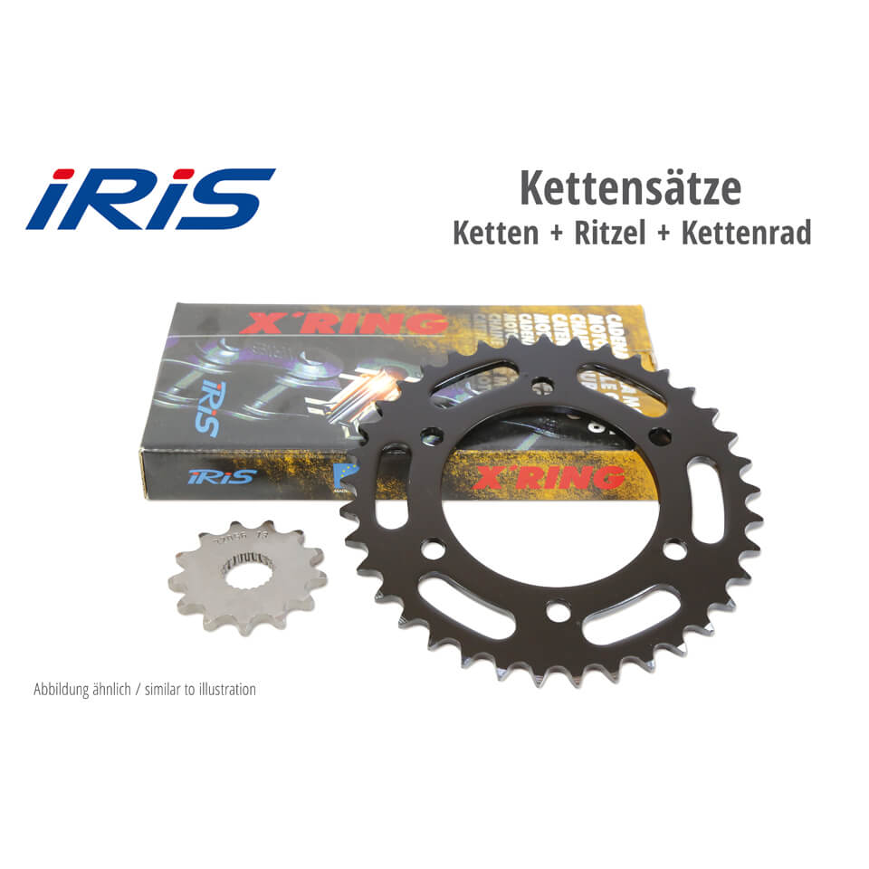 iris_kette_und_esjot_raeder X-Ring chainset KTM 1290 Super Duke GT, 17-21, 1290 Superduke R, 14-21