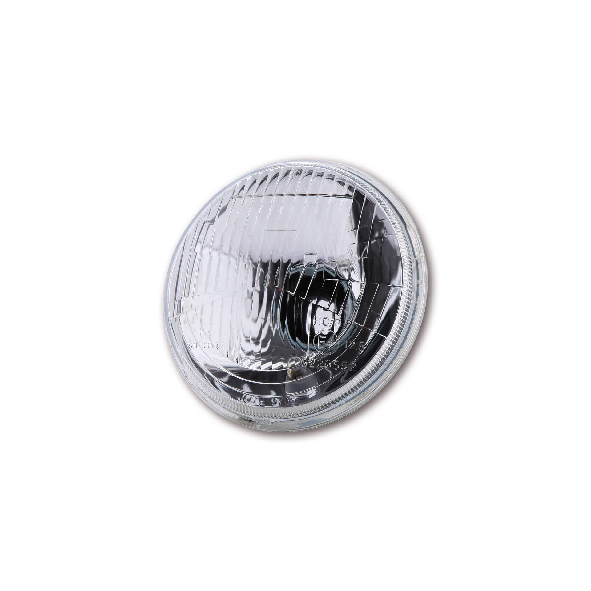shin_yo H4 insert 5 3/4 inch with parking light, embossed glass