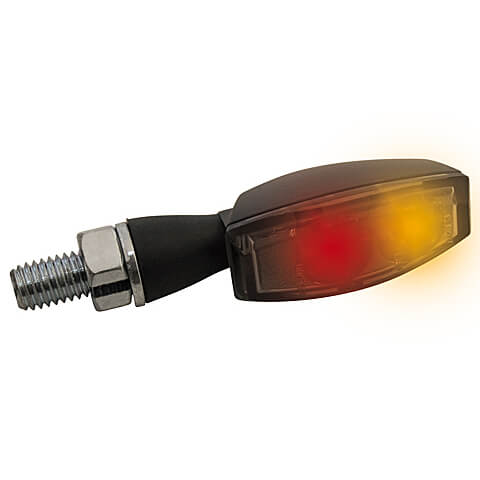 highsider LED rear, brake light, turn signal unit BLAZE, black, tinted