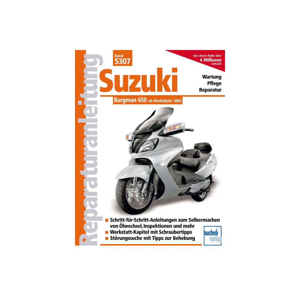 Brutărie vizual înalt  Repair manual SUZUKI Burgman 650 2002- Brands4Bikes