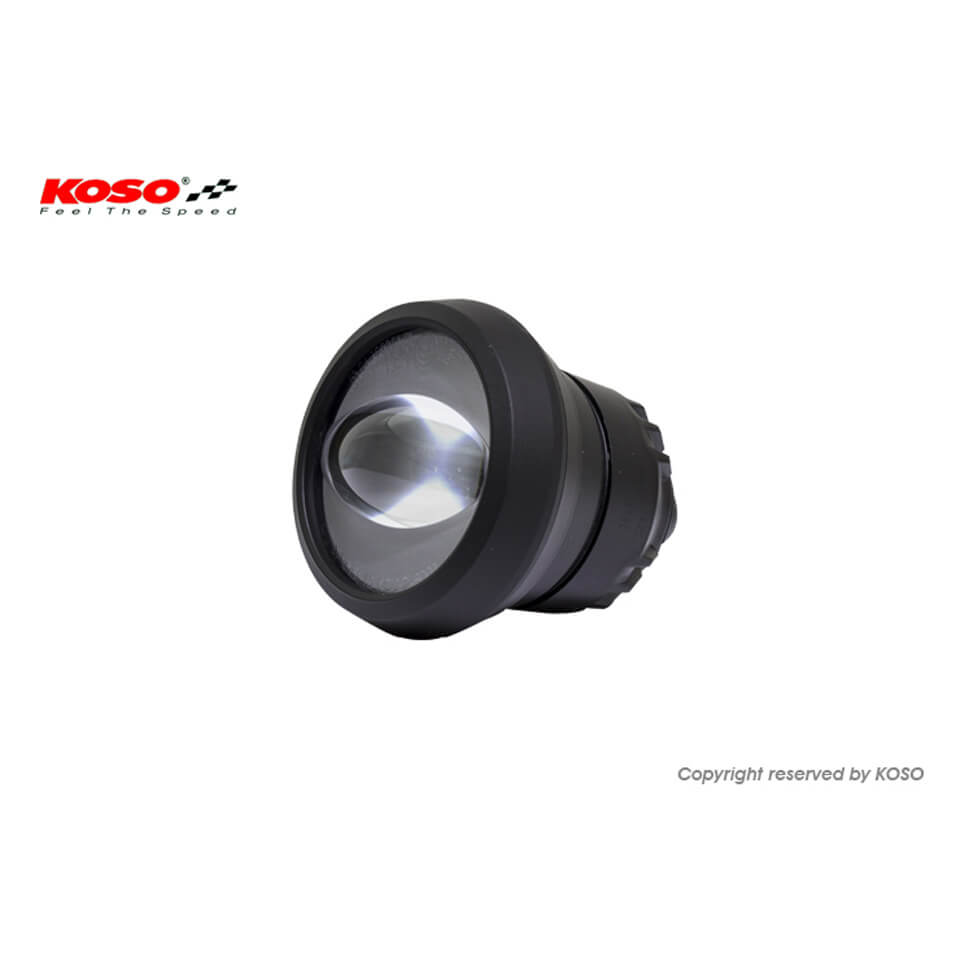 KOSO AURORA LED-Nebelscheinwerfer, schwarz