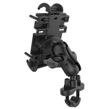 ram_mounts Universal handlebar mount (short) for small electronic devices - with pipe clamp