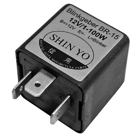 shin_yo Flasher relay SY-02, 3-pole, 12 VDC, 1-100 Watt