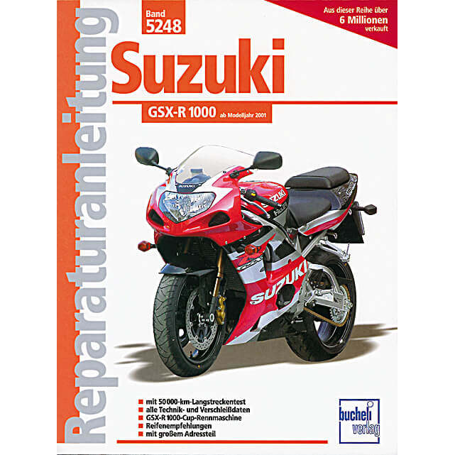 motorbuch Bd. 5248 Reparatur-Anleitung SUZUKI GSX-R 1000, 01-