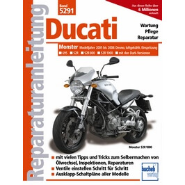 motorbuch Bd. 5291 Reparatur-Anleitung DUCATI Monster 695, S2R, S2R 800, S2R 1000, 05-08,