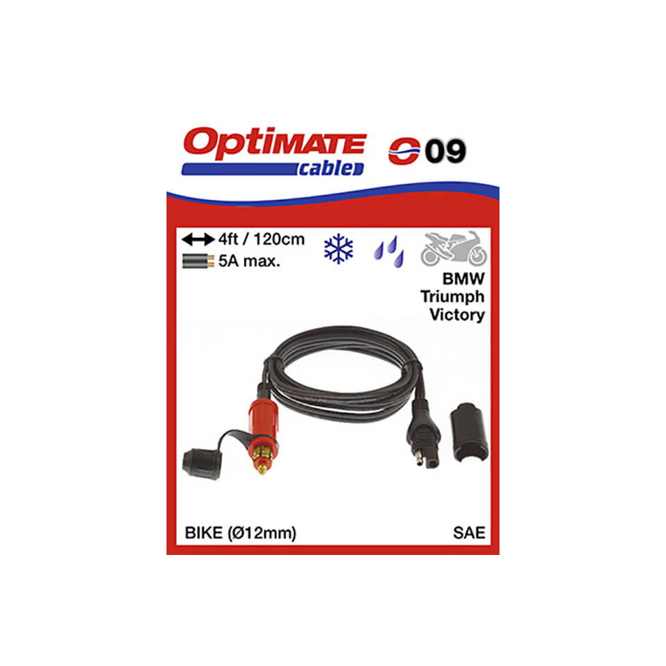 optimate DIN connector plug with 1.2m cable to SAE plug
