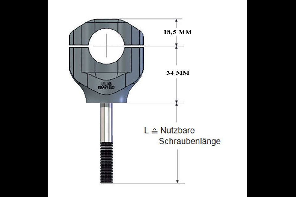 lsl Universal clamp kit 22.2 mm
